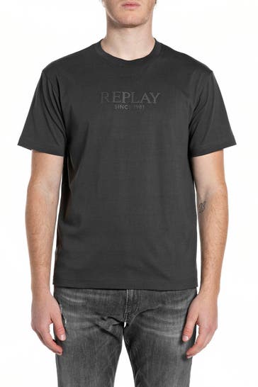 REPLAY T-Shirt dunkelgrau
