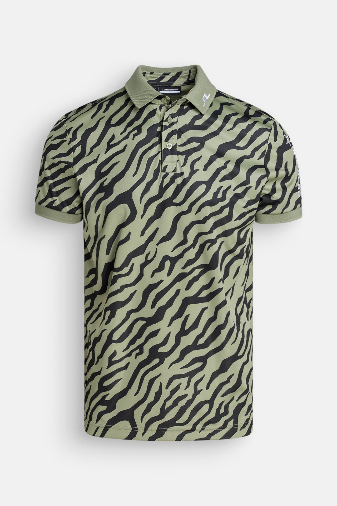 J.LINDEBERG SPORTSWEAR Funktions-Polo gemustert, Bild 1