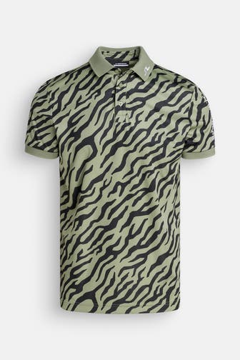 J.LINDEBERG SPORTSWEAR Funktions-Polo gemustert