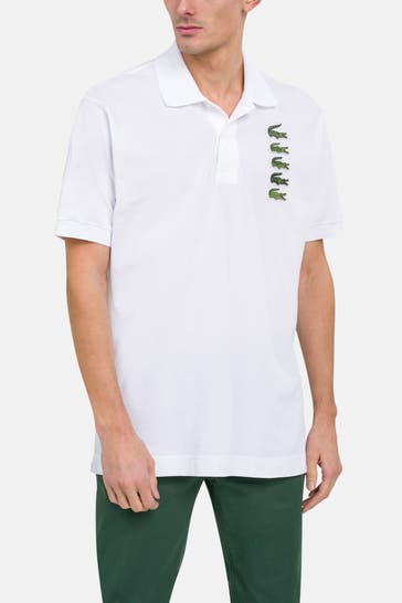 LACOSTE Polo-Shirt weiß