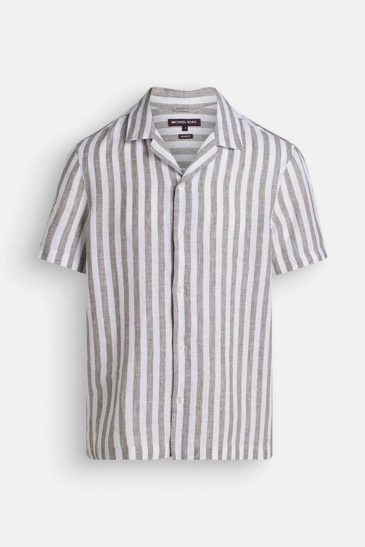 MICHAEL KORS Leinenhemd gestreift Relaxed Fit, Bild 1