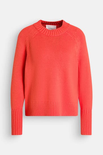 CLOSED Strickpullover orangerot