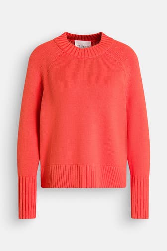 CLOSED Strickpullover orangerot