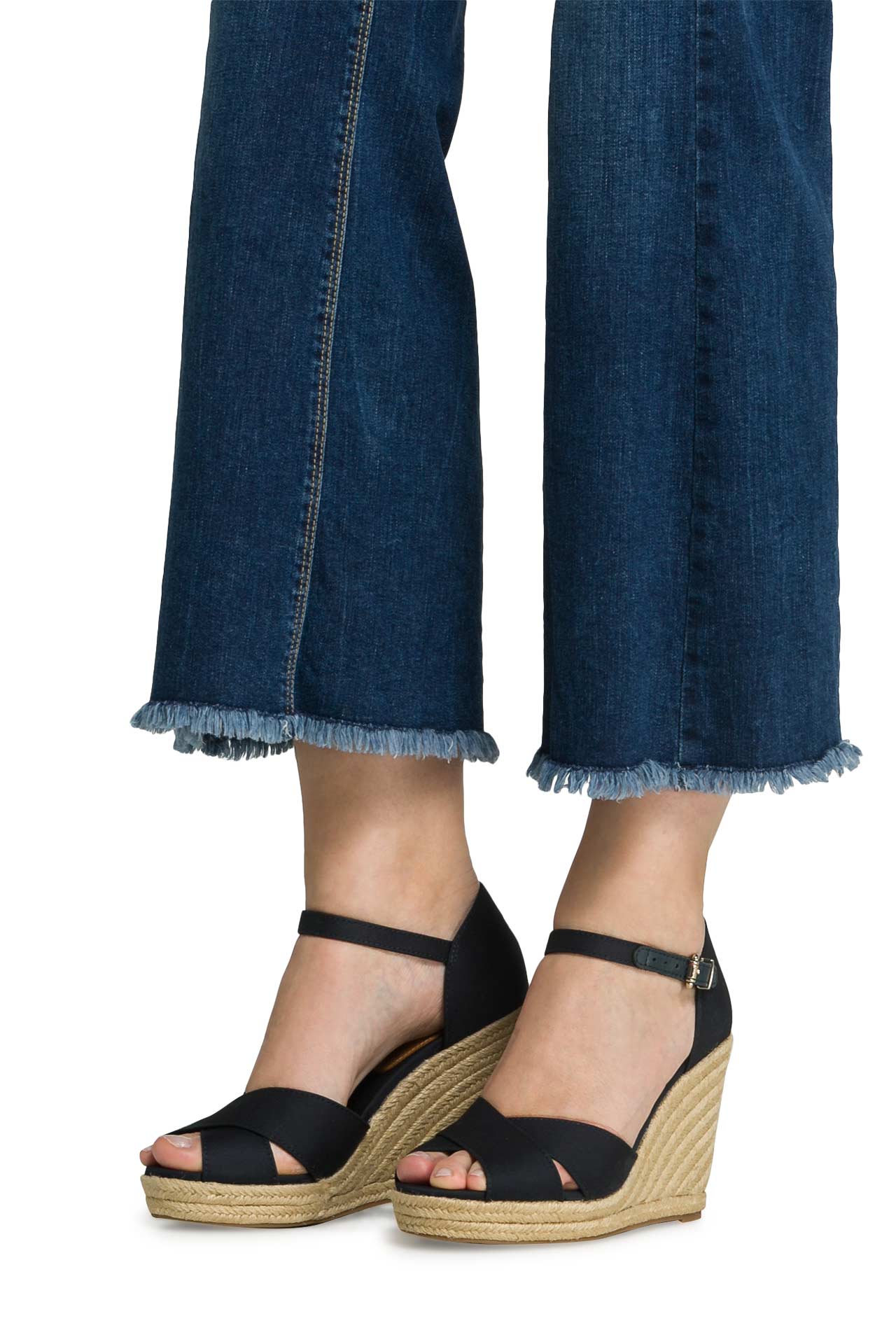 Black tommy hilfiger wedges deals