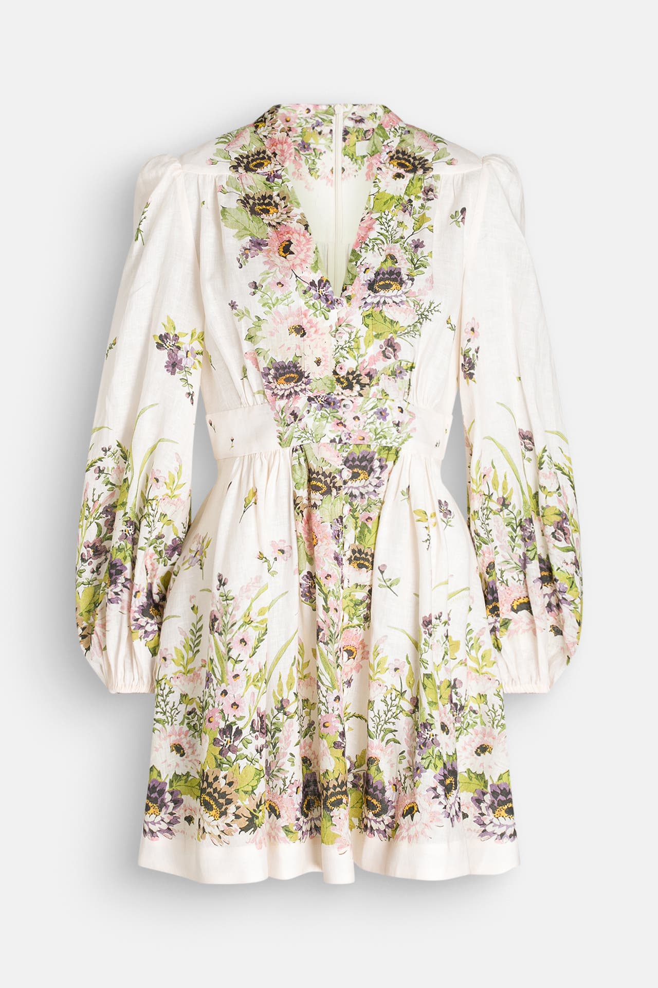 ZIMMERMANN Leinenkleid 'Halliday' floral, Bild 1