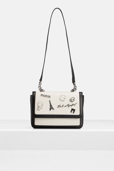 KARL LAGERFELD Umhängetasche zweifarbig