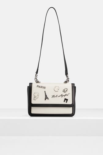 KARL LAGERFELD Umhängetasche zweifarbig