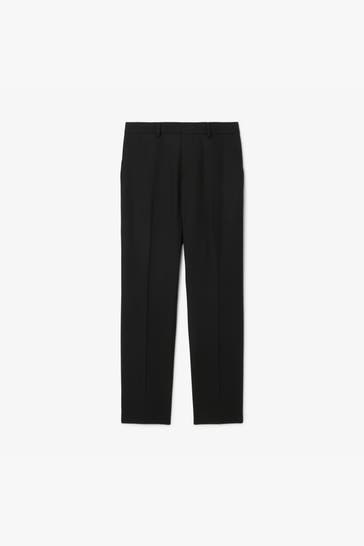 LACOSTE Stoffhose schwarz