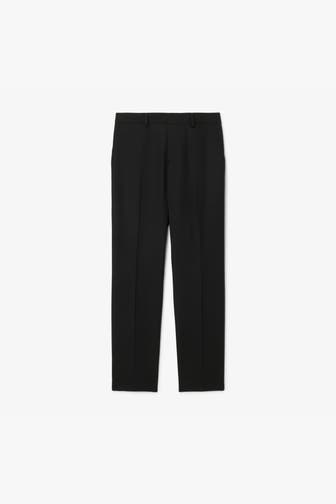 LACOSTE Stoffhose schwarz