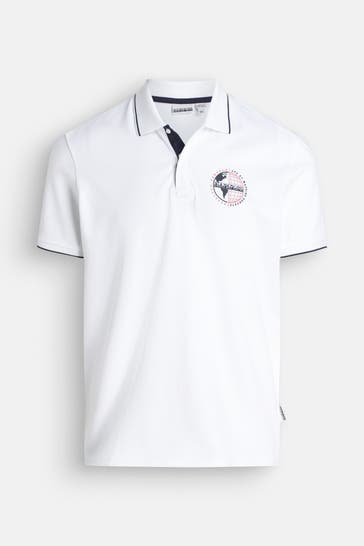 NAPAPIJRI Polo-Shirt 'Eril' weiß