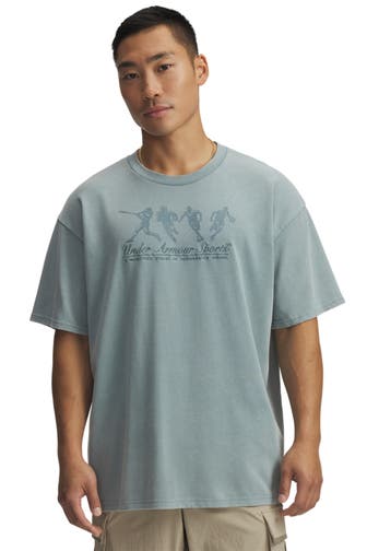 UNDER ARMOUR T-Shirt 'Hwt Athletes' smaragdgrün