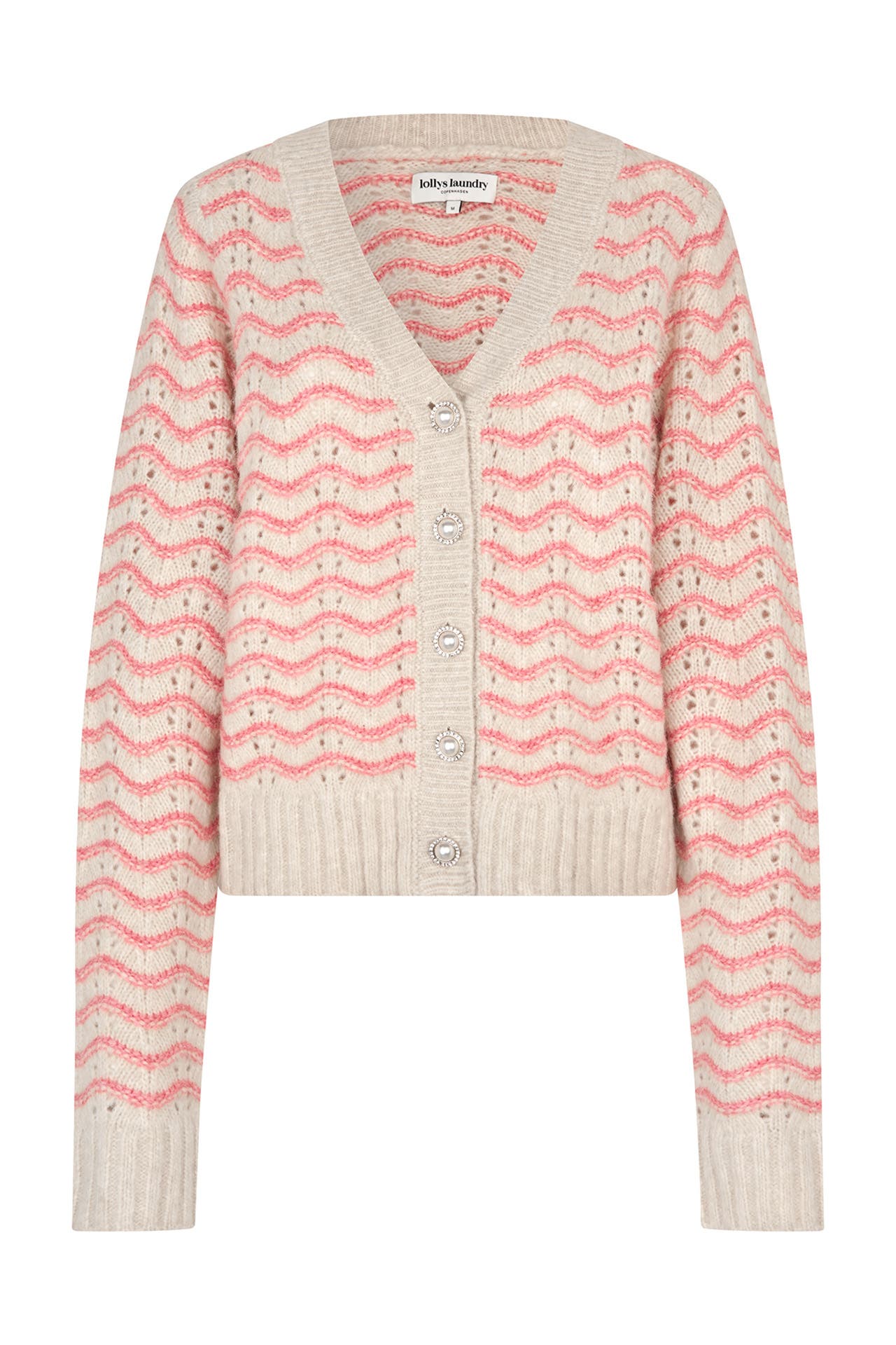LOLLYS LAUNDRY Strickjacke 'Lano' gemustert, Bild 1