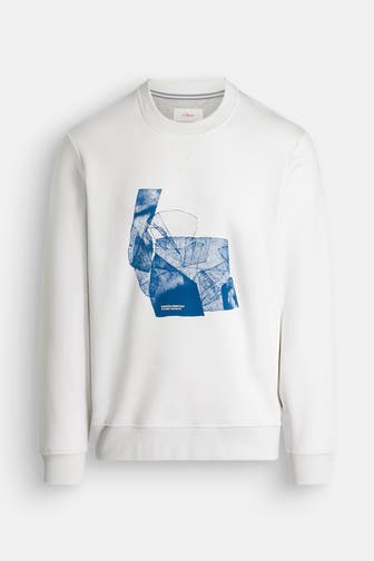 S.OLIVER Sweatshirt offwhite