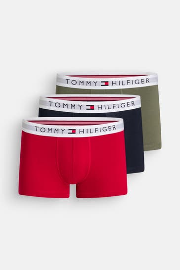 TOMMY HILFIGER 3er-Pack Boxer Trunks mehrfarbig