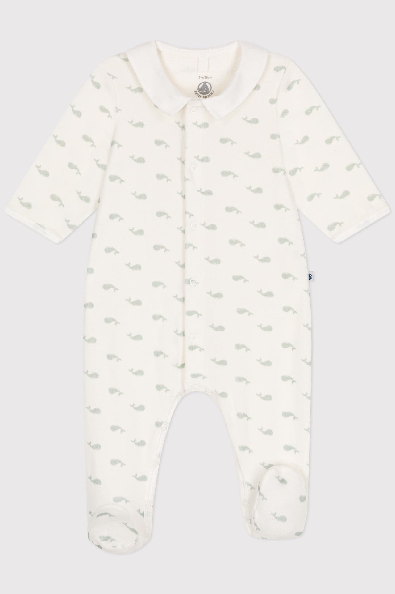 PETIT BATEAU Strampler gemustert, Bild 1