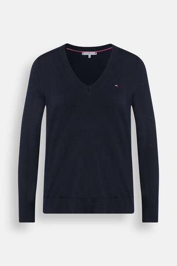 TOMMY HILFIGER Strickpullover navy