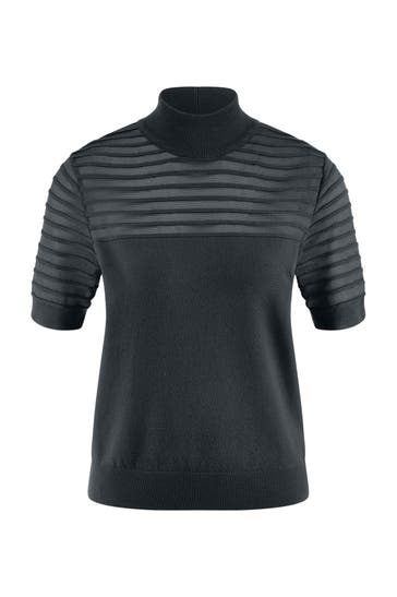 RIANI Black Knit Shirt
