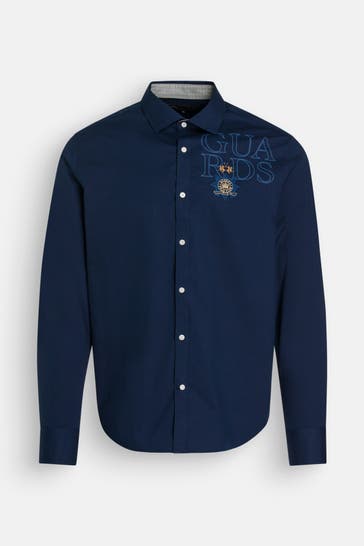 LA MARTINA Casual-Hemd navy