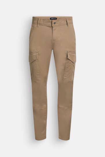 REPLAY Cargohose beige