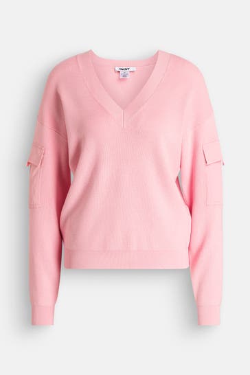 DKNY Strickpullover rosa