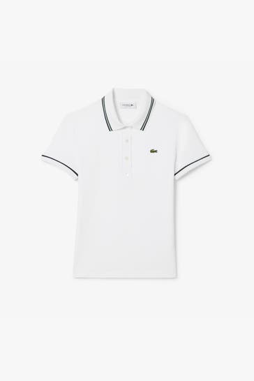 LACOSTE Polo-Shirt weiß