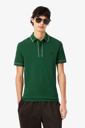 LACOSTE Polo-Shirt dunkelgrün