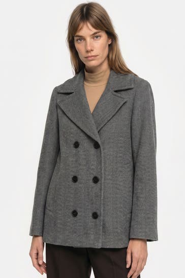 FUCHS SCHMITT Wollmix-Jacke grau