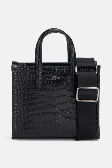 LACOSTE Handtasche 'Chantaco' schwarz