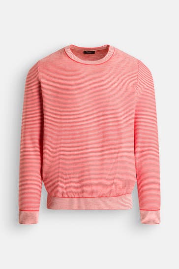 MAERZ MUENCHEN Leinenmix-Pullover gestreift