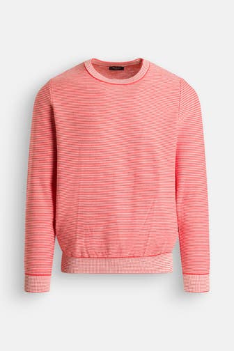 MAERZ MUENCHEN Leinenmix-Pullover gestreift