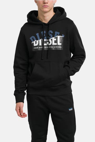 DIESEL Hoodie 'Ginn' schwarz