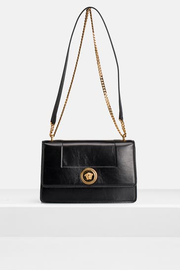 VERSACE Umhängetasche schwarz