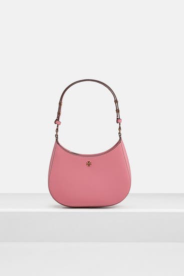 TORY BURCH - Schultertasche 'Emerson' dunkelrosa