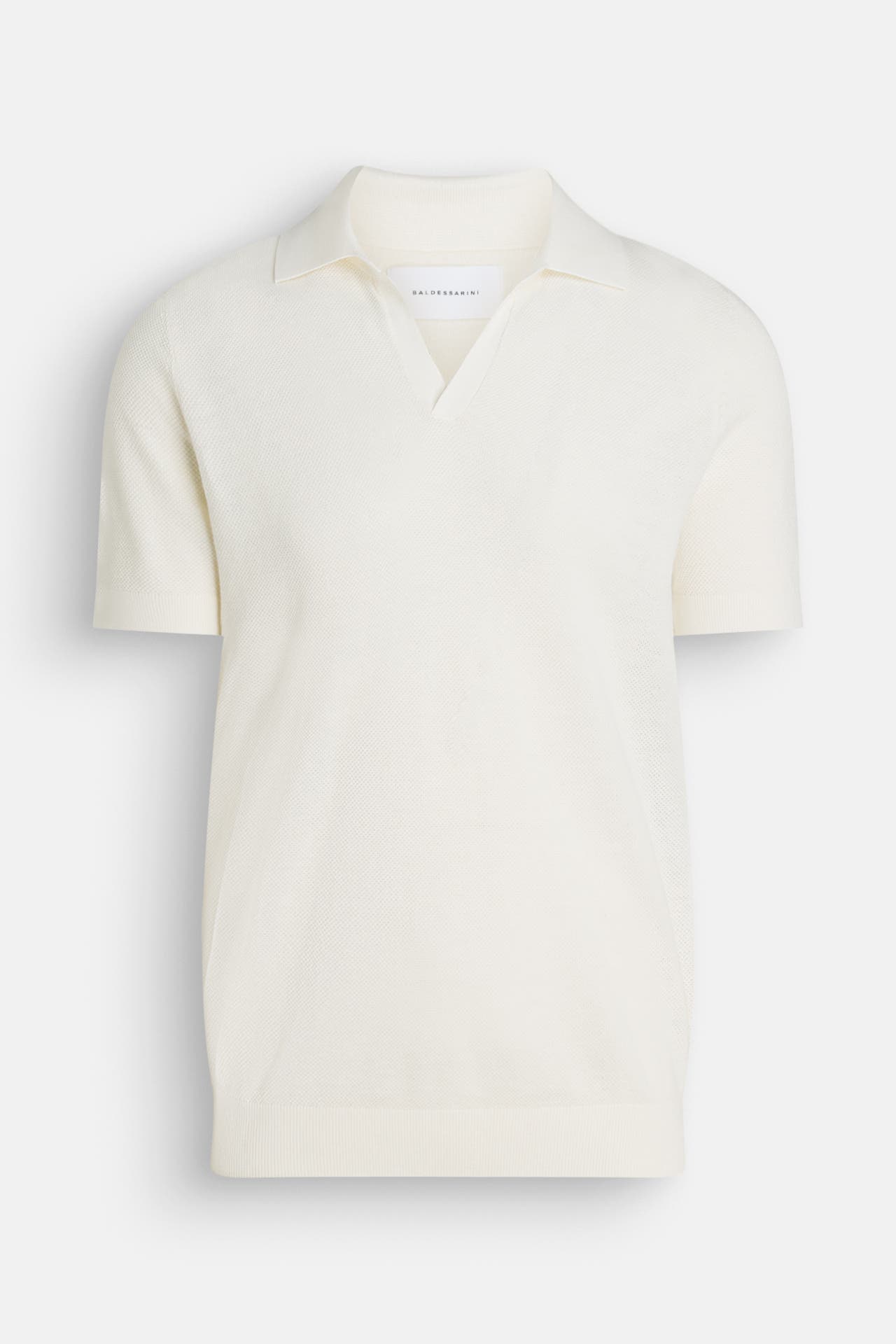 BALDESSARINI Strick-Polo 'Kami' ecru, Bild 1