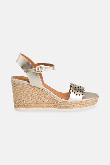 GEOX Wedges 'Ponza' silbergold