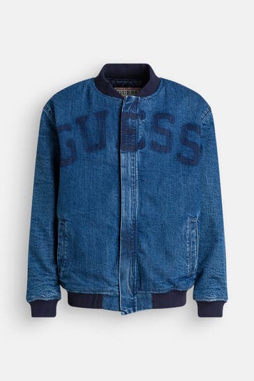 GUESS Jeansblouson dunkelblau