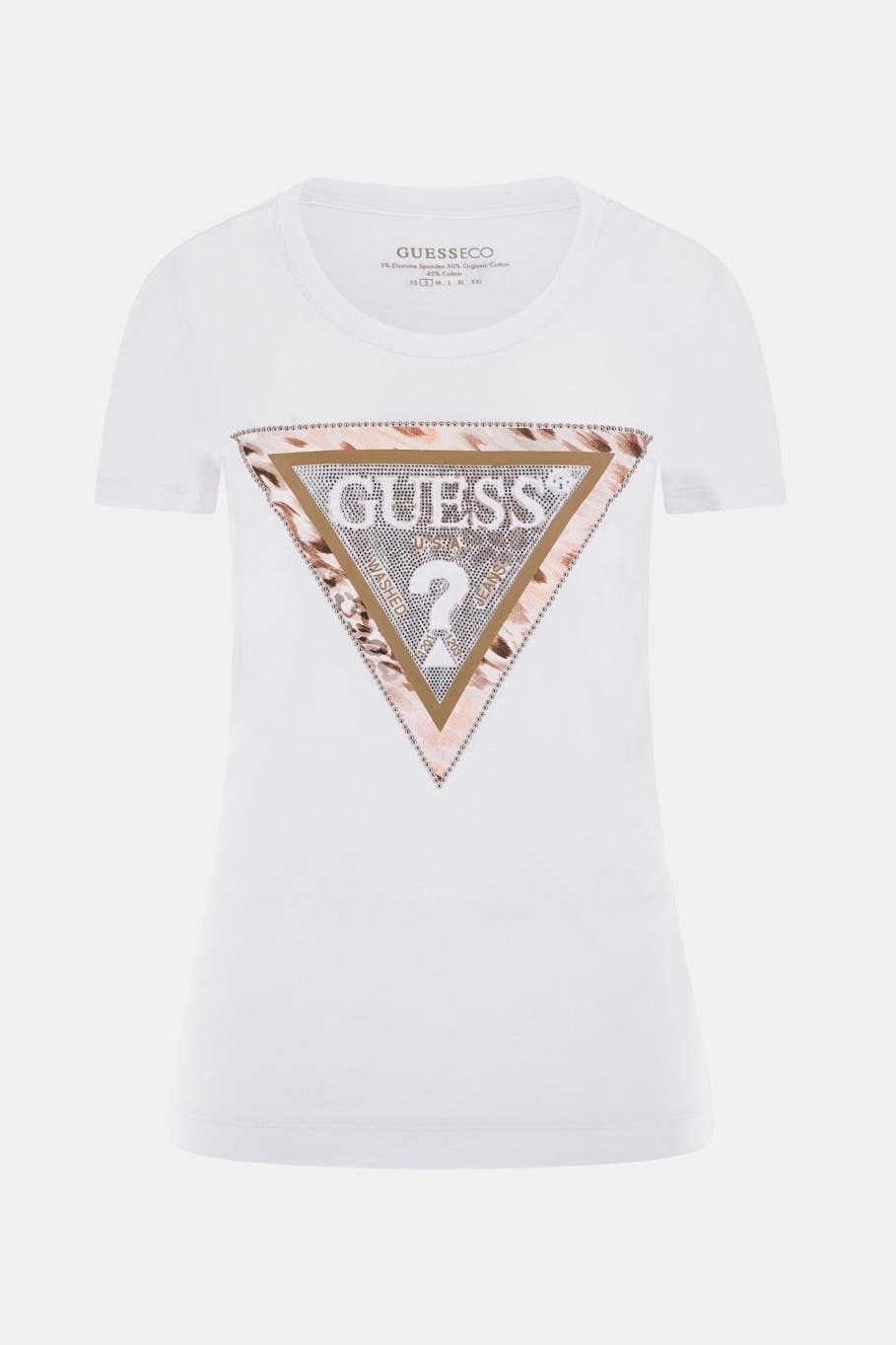 GUESS T-Shirt 'Cheeta' weiß, Bild 1