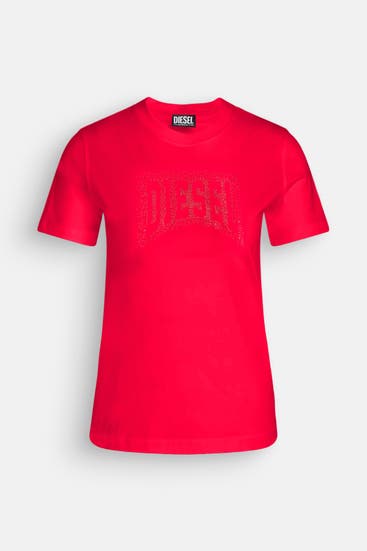 DIESEL - T-Shirt rot