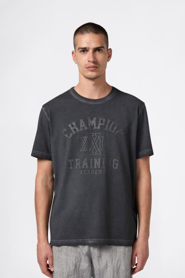 CHAMPION T-Shirt dunkelgrau
