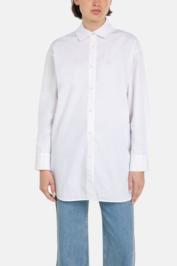 LA MARTINA Long-Bluse weiß