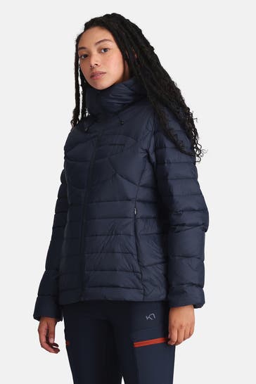 KARI TRAA Daunenjacke 'Sanne' dunkelblau