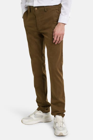 BOSS ORANGE Stoffhose braun