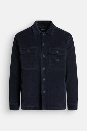 DIESEL Cordjacke 'Hirt' dunkelblau
