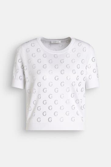 GUESS Strickshirt gemustert