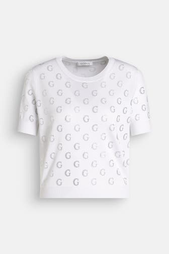 GUESS Strickshirt gemustert