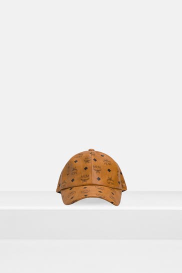 MCM Basecap cognac gemustert