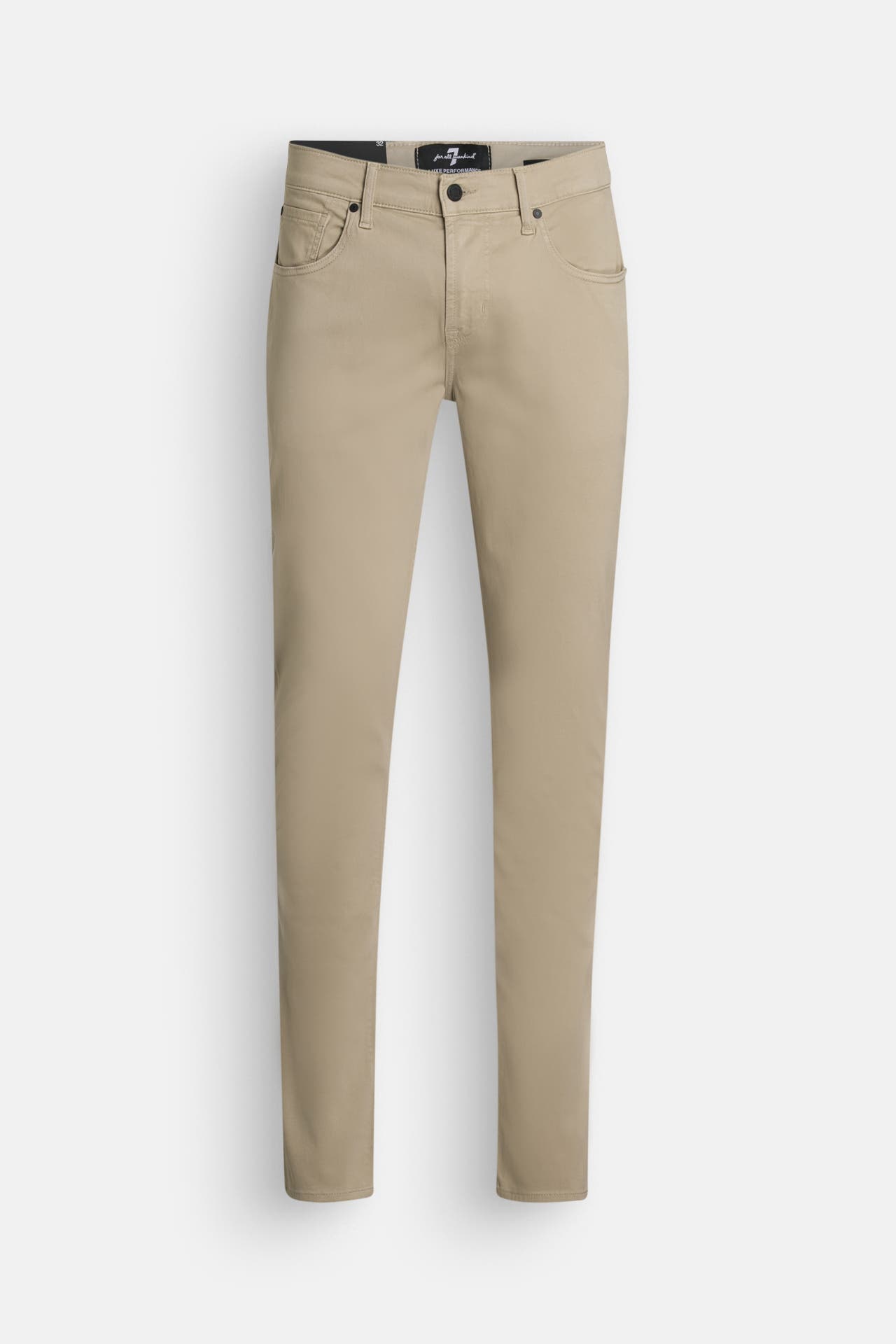 7 FOR ALL MANKIND Stoffhose beige slim tapered, Bild 1