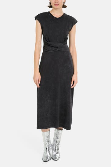 DESIGUAL Midikleid 'Salt' dunkelgrau