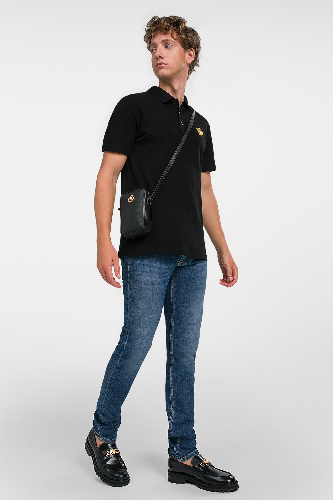 VERSACE Polo-Shirt schwarz, Bild 1