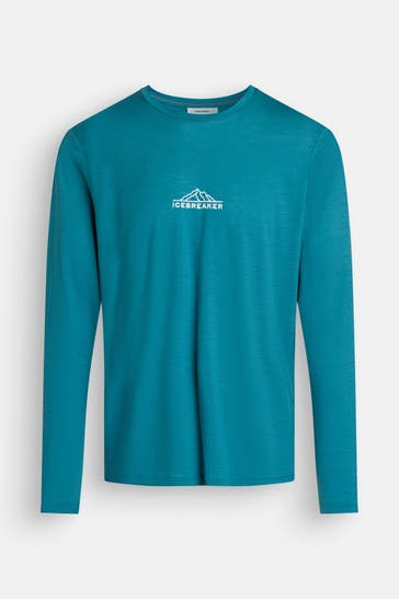 ICEBREAKER Longsleeve petrol